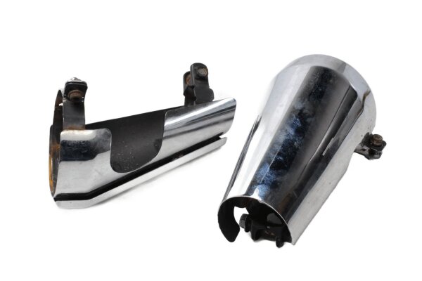 Auspuff Hitzeschild Chromblende Hitzeschutz Suzuki VL 800 C800 Intruder 08-08