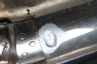 Avgasvärmesköld, stänkskydd, värmesköld Kawasaki Z 750 ZR750L 07-11