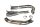 Avgasvärmesköld, stänkskydd, värmesköld Kawasaki Z 750 ZR750L 07-11