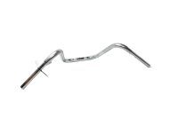 Chrome knurled handlebars Harley-Davidson Dyna Street Bob...