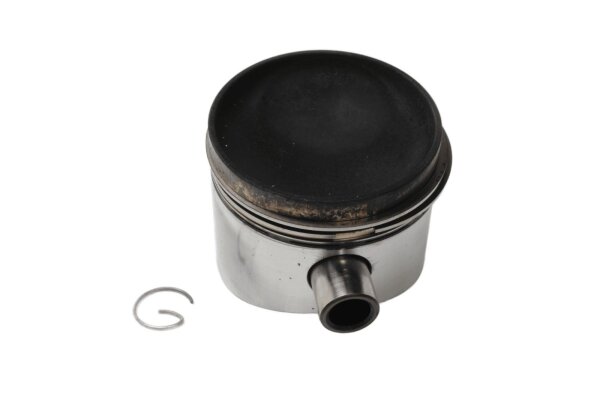 Piston, piston pin, retaining ring, cylinder bore, engine Moto Guzzi V65 PG 81-87