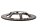 Front left drilled brake disc, 5.8mm disc brake Moto Guzzi V65 PG 81-87