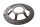 Disco de freno delantero derecho perforado, de 5,8 mm de espesor. Moto Guzzi V65 PG 81-87