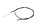 Cavo dellacceleratore, cavo Bowden, cavo del carburatore, cavo di comando dellacceleratore Moto Guzzi V65 PG 81-87