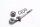 Achterste versnellingspook, schakelmechanisme, schakelmechanisme BMW R 80 GS 0346 80-87