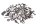 Kit de vis pour carénage/cadre, vis, écrous BMW R 80 GS 0346 80-87