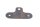 Onderste vorkbrug montageplaat chassisbevestiging BMW R 80 GS 0346 80-87