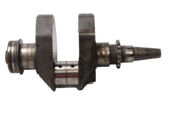 Crankshaft, engine running, connecting rod bearings, lubrication, ignition Moto Guzzi V65 PG 81-87