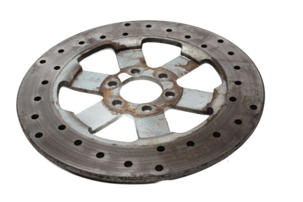 Rear drilled brake disc, brake disc mount 6mm Moto Guzzi V65 PG 81-87