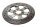 Rear drilled brake disc, brake disc mount 6mm Moto Guzzi V65 PG 81-87