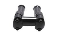 Handlebar risers, black Harley-Davidson Dyna Fat Bob 1584...