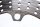Bremseskive forrest til højre med boret bremseskive med 5 mm ventilation BMW R 1100 GS 259 0409 93-99