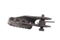 Voetsteun links voor, voetsteunplaat, rubberen voetsteun. BMW R 80 GS 0346 80-87
