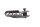 Voetsteun links voor, voetsteunplaat, rubberen voetsteun. BMW R 80 GS 0346 80-87