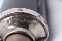 Universal exhaust silencer with carbon look mounting bracket Unbekannt Konvolut