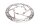 Remschijf voor (geperforeerd) remsysteem BMW G 650 Xcountry E65X 0164 K15 07-10