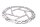 Remschijf voor (geperforeerd) remsysteem BMW G 650 Xcountry E65X 0164 K15 07-10