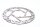 Remschijf voor (geperforeerd) remsysteem BMW G 650 Xcountry E65X 0164 K15 07-10