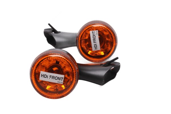 Framblinkersset, orange, universalbelysning Harley-Davidson universell