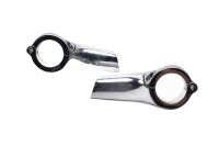 Forreste blinklysbeslag forkromet Harley-Davidson Sportster 1200 XL1200T SuperLow 19-19