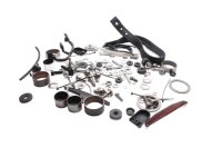 Schroevenset, houder, rubberen onderdelen, reflector,...