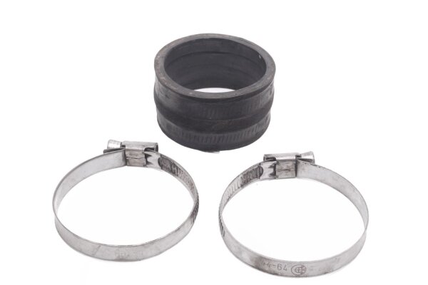 Intake manifold rubber, left, with clamps, suction rubber BMW R 80 GS 0346 80-87