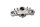 Øvre gaffelbro, headsetlejeophæng, styrehovedleje BMW R 1150 RT R22 02-05