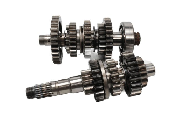 Transmissie-as, schakelas, complete tandwielset Honda FMX 650 FunMoto RD12 05-07