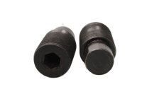 Par de pernos de cojinete del basculante, bujes de tornillo del chasis Moto Guzzi V65 PG 81-87