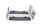 Side cover trim strip left Harley-Davidson Dyna Street Bob 1690 FXDB 17-17