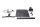 Holder set universal strut bracket Harley-Davidson universell
