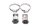 Remleidingklemmen voor vorkmontage, set links en rechts BMW R 80 GS 0346 80-87