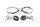 Remleidingklemmen voor vorkmontage, set links en rechts BMW R 80 GS 0346 80-87