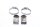 Remleidingklemmen voor vorkmontage, set links en rechts BMW R 80 GS 0346 80-87