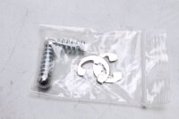 Montageset voor voetsteunbeugel, inclusief pinnen, veren en clips. Harley-Davidson universell