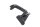 plaque de support du repose-pieds droite Harley-Davidson Dyna Fat Bob 1690 FXDF 17-17