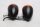 Paire de voyants universels ronds noirs et orange Harley-Davidson universell