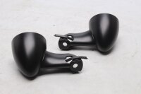 Blinkerpaar schwarz Halterung universal Rundglas Set Harley-Davidson universell