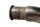 Exhaust manifold downpipe exhaust pipe exhaust collector Moto Guzzi V65 PG 81-87