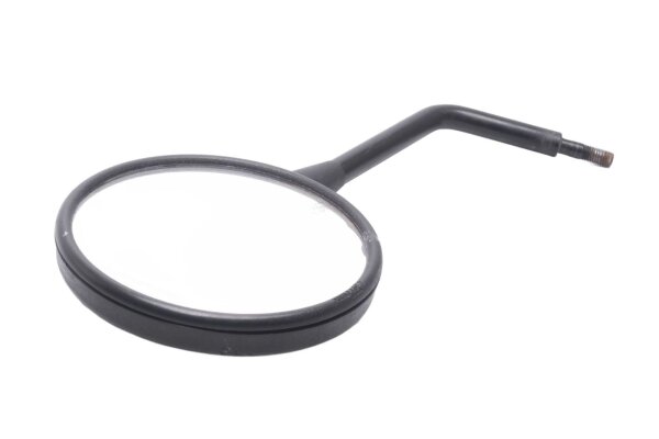 Left rearview mirror, round, black, threaded mirror arm BMW R 80 GS 0346 80-87