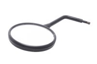 Left rearview mirror, round, black, threaded mirror arm BMW R 80 GS 0346 80-87