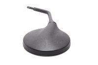 Left rearview mirror, round, black, threaded mirror arm BMW R 80 GS 0346 80-87