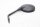 Left rearview mirror, round, black, threaded mirror arm BMW R 80 GS 0346 80-87