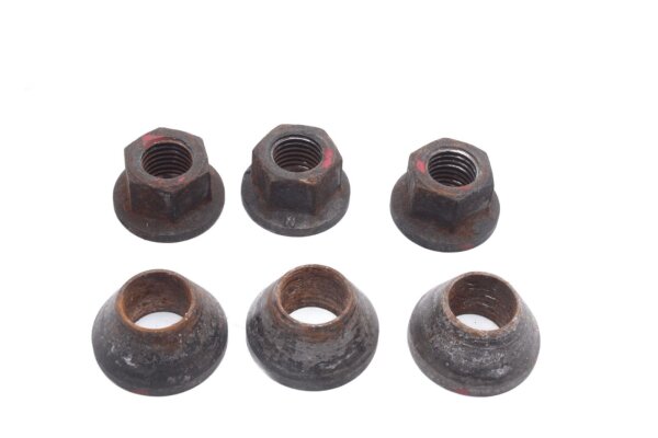 Écrous de moyeu de roue, siège conique, support de roue arrière, corps de moyeu BMW R 80 GS 0346 80-87