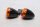 LED-indicatorpaar, oranje/zwart, universele ombouw Harley-Davidson universell