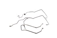 ABS-Druckleitung Bremsschlauch Stahlbremsleitung BMW R 1100 GS 259 0409 93-99