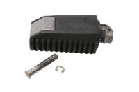 Soporte de la almohadilla de goma del reposapiés trasero izquierdo del pasajero BMW R 1150 RT R22 02-05