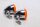 Blinkerpaar rund chrom orange universal für Umbau Set Harley-Davidson universell