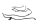 conduite de frein, kit de conduite de frein Kawasaki Versys 650 KLE 650 B LE650A 07-09