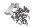 Engine screws, screw set, screw kit Kawasaki KLR 650 Tengai KL650A/B 89-94